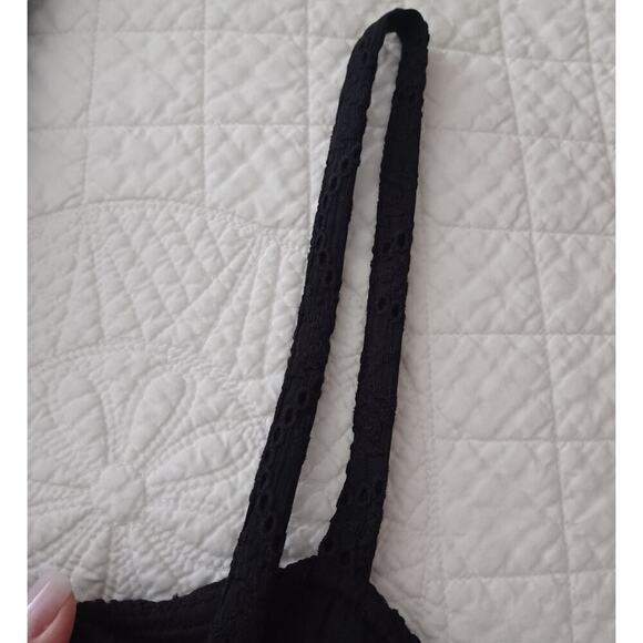 Lovers + Friends Hailey Tiered Crochet Eyelet Midi Dress Black Size S NWT - Picture 12 of 12